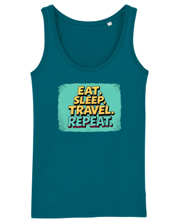 EAT SLEEP TRAVEL REPEAT - Mananca. Dormi. CALATORESTE. Repeta 2 Ocean Depth