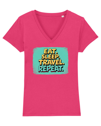 EAT SLEEP TRAVEL REPEAT - Mananca. Dormi. CALATORESTE. Repeta 2 Raspberry