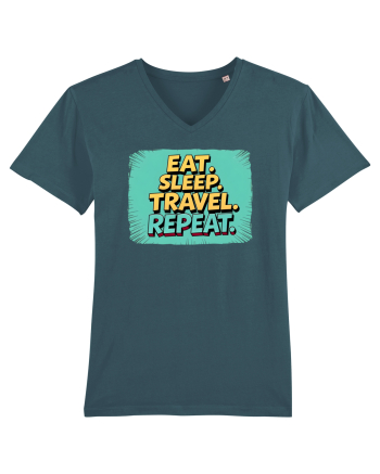 EAT SLEEP TRAVEL REPEAT - Mananca. Dormi. CALATORESTE. Repeta 2 Stargazer