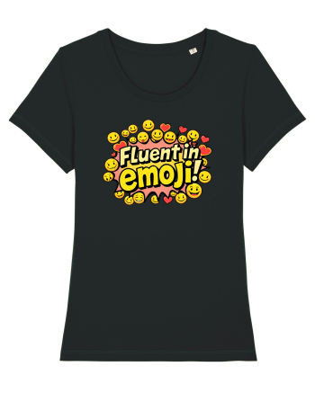 FLUENT IN EMOJI Black