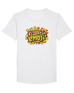 FLUENT IN EMOJI Tricou mânecă scurtă guler larg Bărbat Skater