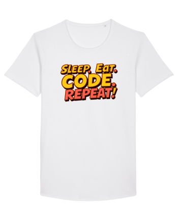 EAT SLEEP CODE REPEAT White