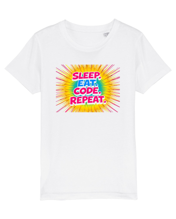 EAT SLEEP CODE REPEAT 2 White