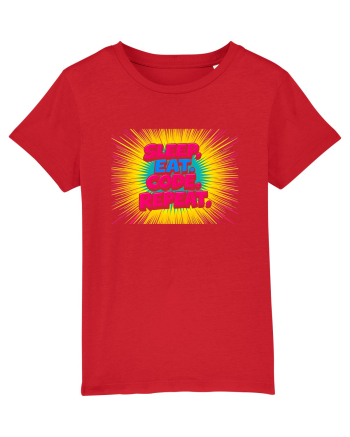 EAT SLEEP CODE REPEAT 2 Red