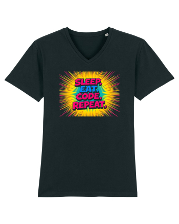 EAT SLEEP CODE REPEAT 2 Black