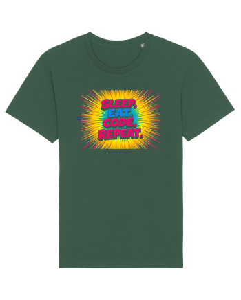 EAT SLEEP CODE REPEAT 2 Bottle Green