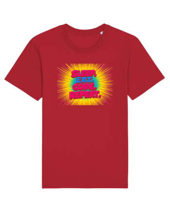 EAT SLEEP CODE REPEAT 2 Red