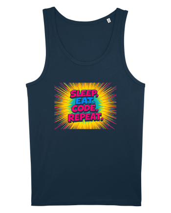 EAT SLEEP CODE REPEAT 2 Navy
