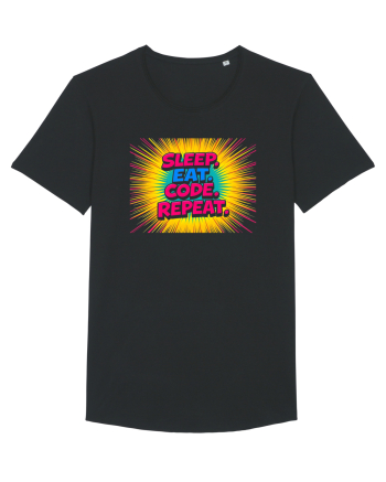 EAT SLEEP CODE REPEAT 2 Black