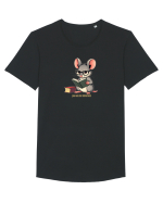 SOARECE DE BIBLIOTECA Tricou mânecă scurtă guler larg Bărbat Skater
