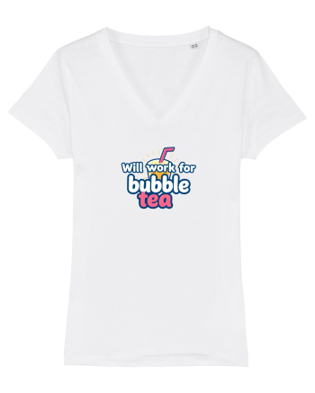 WILL WORK FOR BUBBLE TEA White