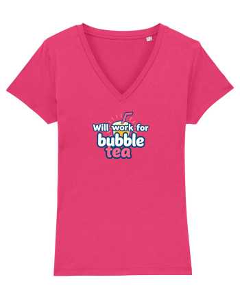 WILL WORK FOR BUBBLE TEA Raspberry