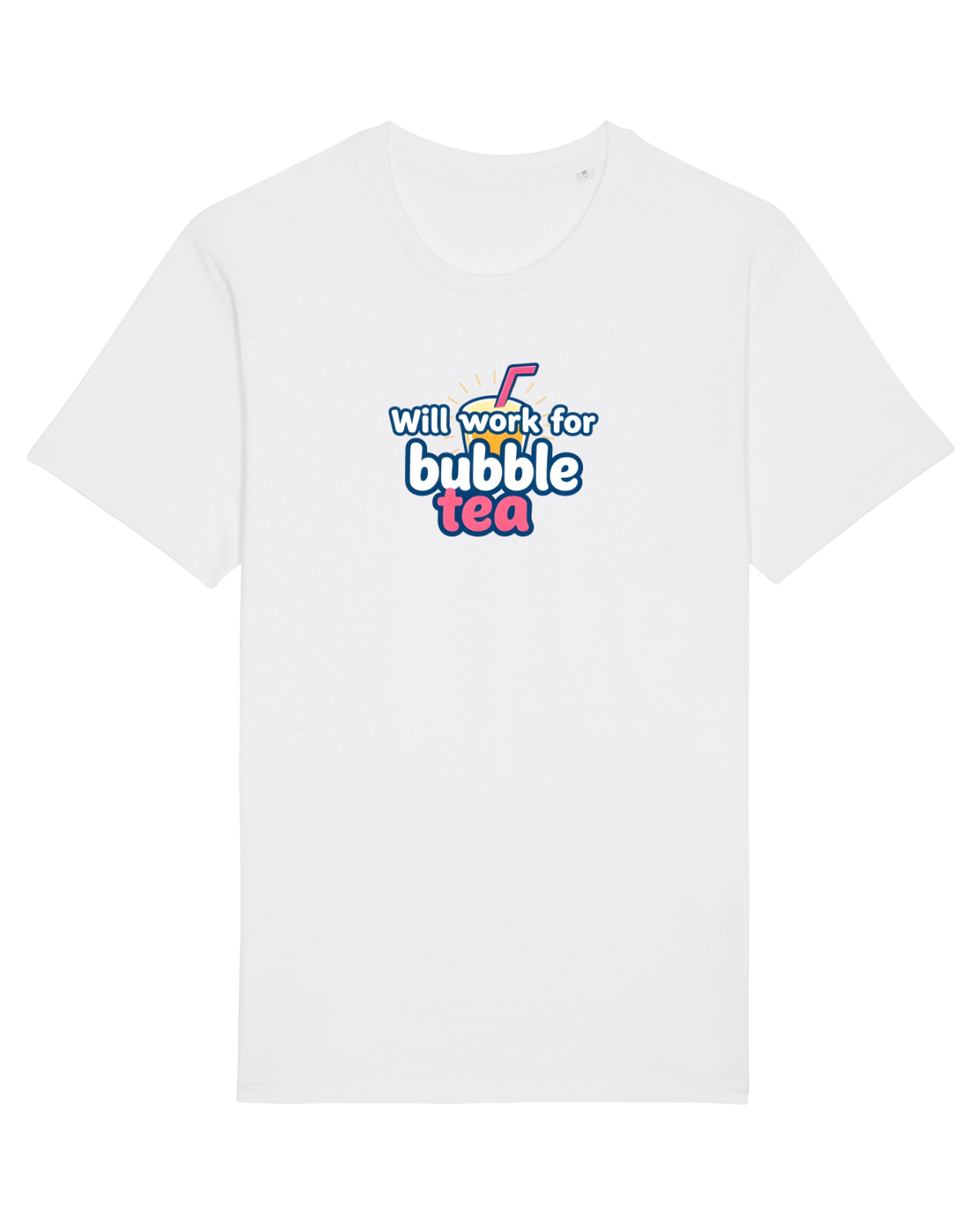 Tricou mânecă scurtă Unisex Rocker White