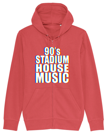 90's Stadium House Music Carmine Red