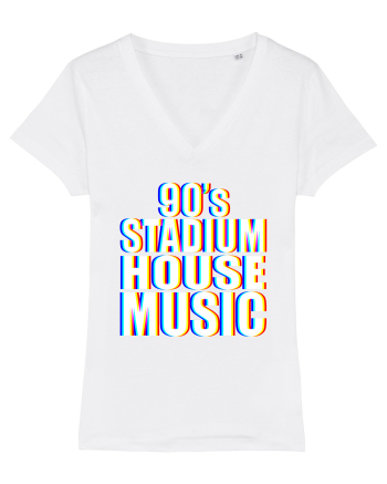90's Stadium House Music White