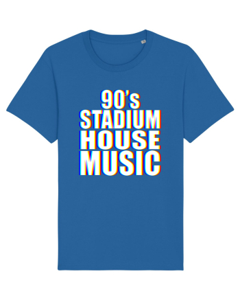 90's Stadium House Music Royal Blue
