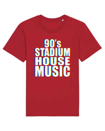 90's Stadium House Music Red