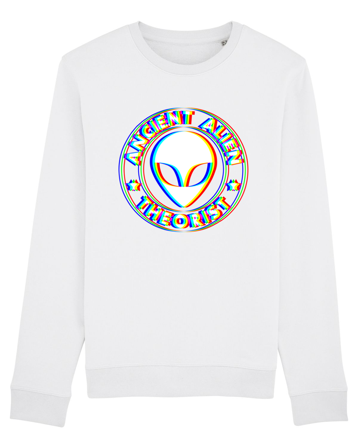 Bluză mânecă lungă Unisex Rise White