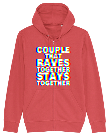 Couple that Raves Together Stays Together Carmine Red