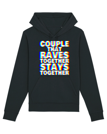 Couple that Raves Together Stays Together Black
