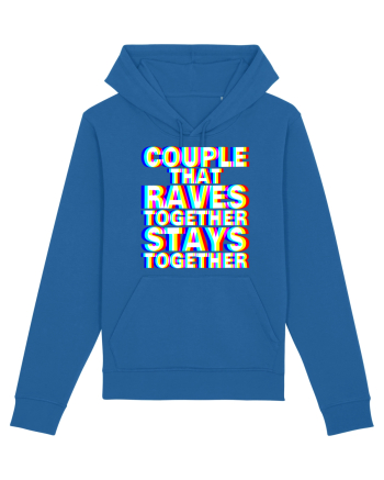 Couple that Raves Together Stays Together Royal Blue