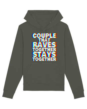 Couple that Raves Together Stays Together Khaki