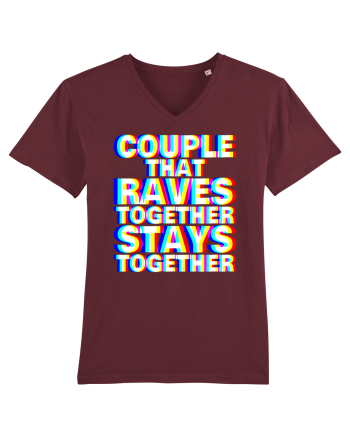 Couple that Raves Together Stays Together Burgundy