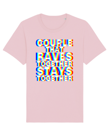 Couple that Raves Together Stays Together Cotton Pink
