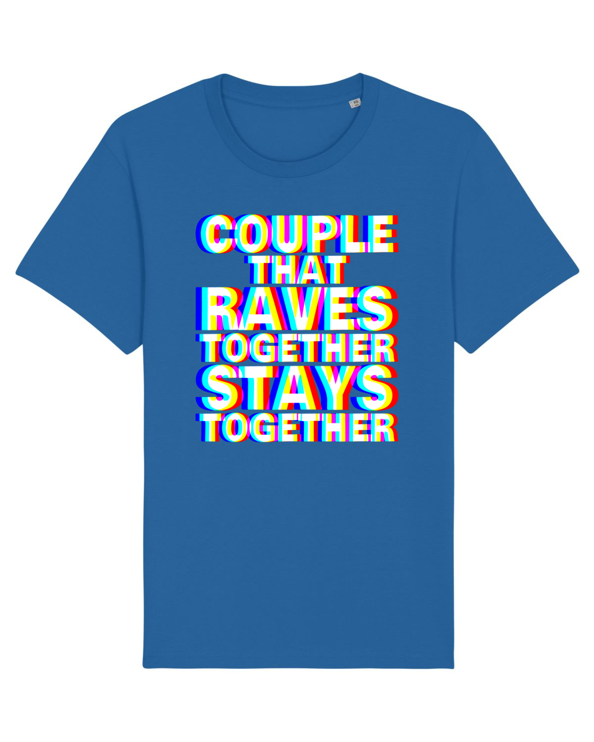 Tricou mânecă scurtă Unisex Rocker Royal Blue