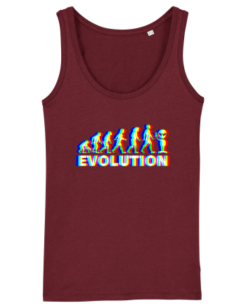Evolution Alien Extraterrestrial Burgundy