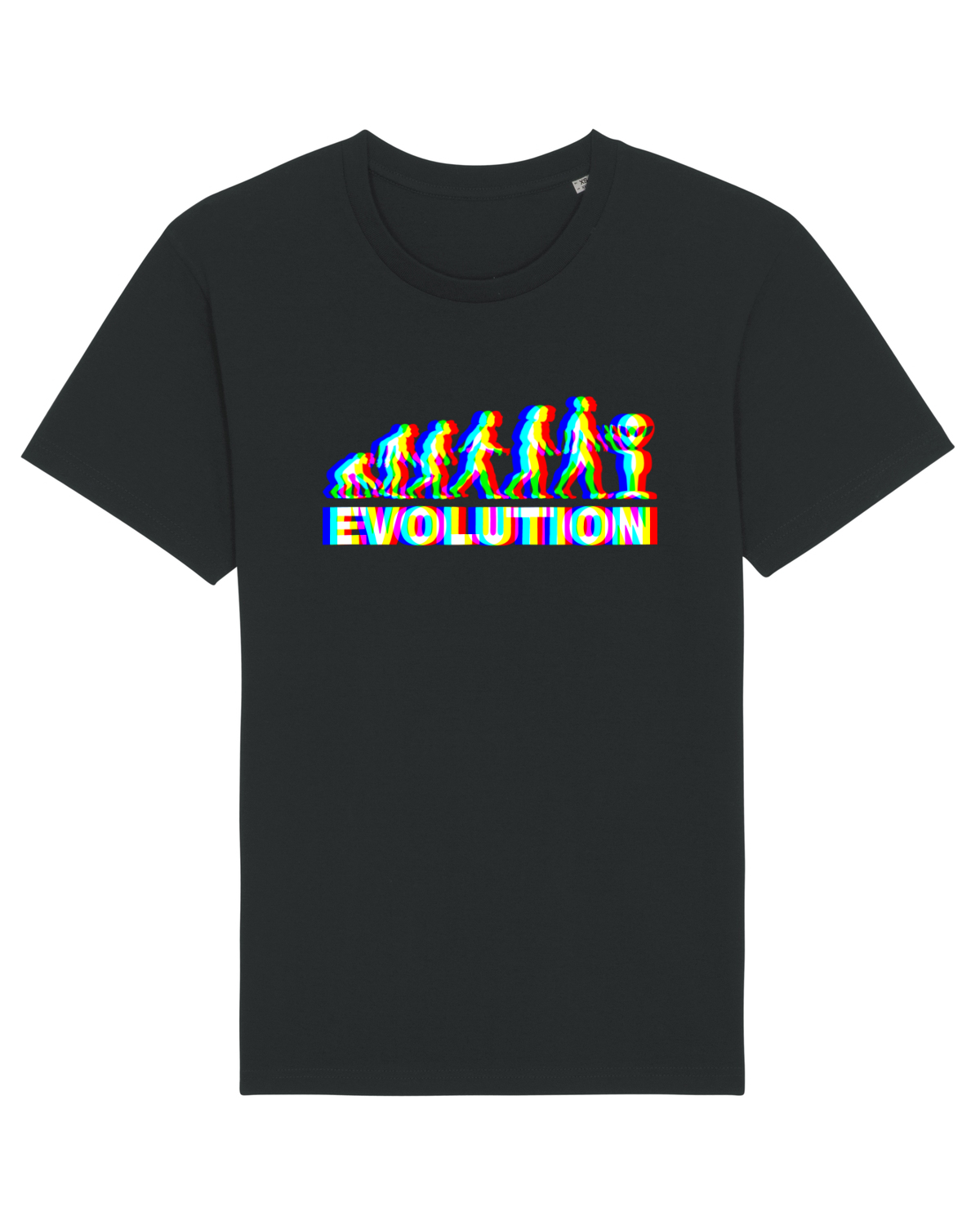 Tricou mânecă scurtă Unisex Rocker Black