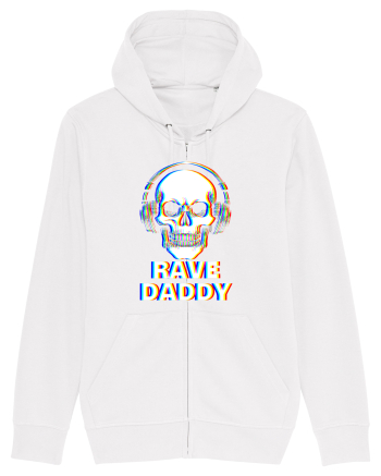 Rave Daddy EDM Skull White