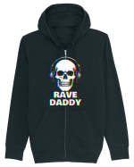Rave Daddy EDM Skull Hanorac cu fermoar Unisex Connector
