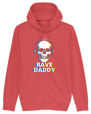 Rave Daddy EDM Skull Carmine Red