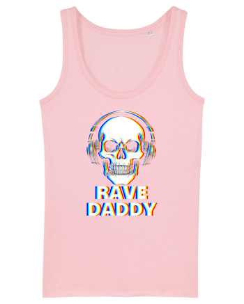 Rave Daddy EDM Skull Cotton Pink