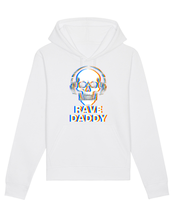 Rave Daddy EDM Skull White