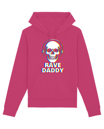 Rave Daddy EDM Skull Raspberry