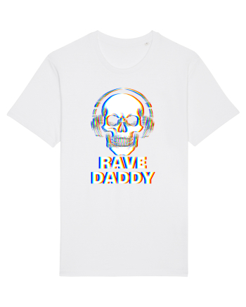 Rave Daddy EDM Skull White