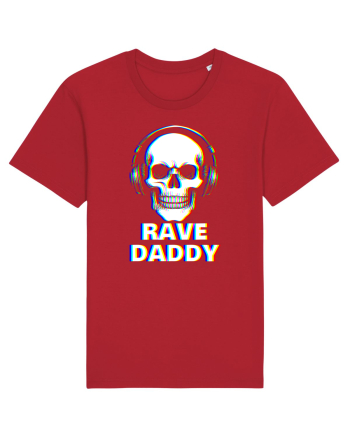 Rave Daddy EDM Skull Red