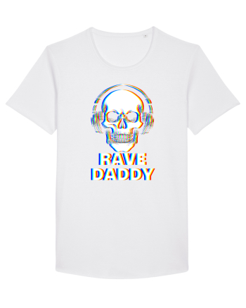 Rave Daddy EDM Skull White
