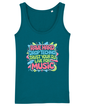 Rave Hard Drop Techno Trust Your DJ Live For Music Ocean Depth