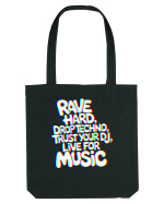 Rave Hard Drop Techno Trust Your DJ Live For Music Sacoșă textilă