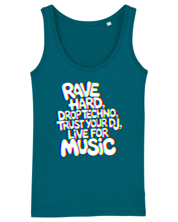 Rave Hard Drop Techno Trust Your DJ Live For Music Ocean Depth