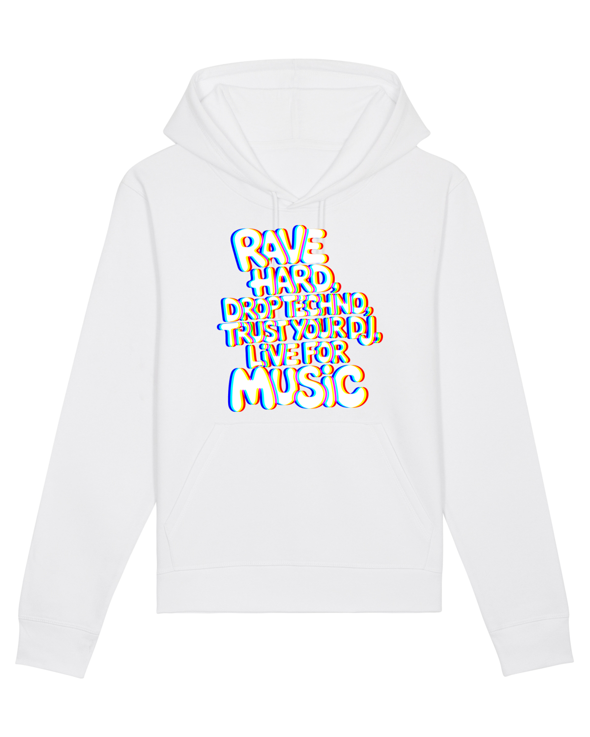 Hanorac Unisex Drummer White