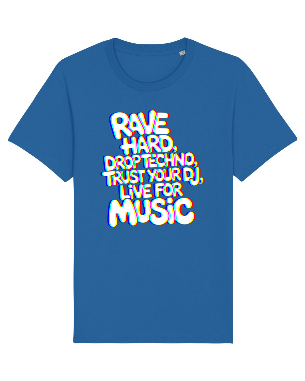Tricou mânecă scurtă Unisex Rocker Royal Blue