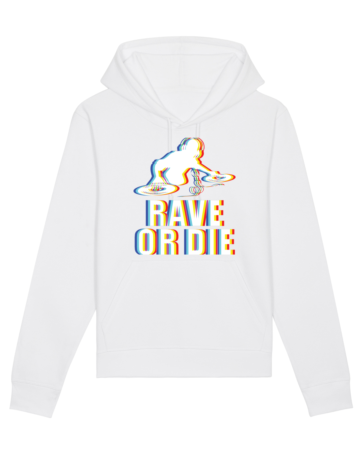 Hanorac Unisex Drummer White