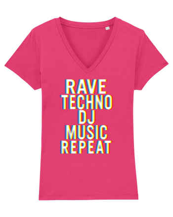 Rave Techno DJ Music Repeat Raspberry