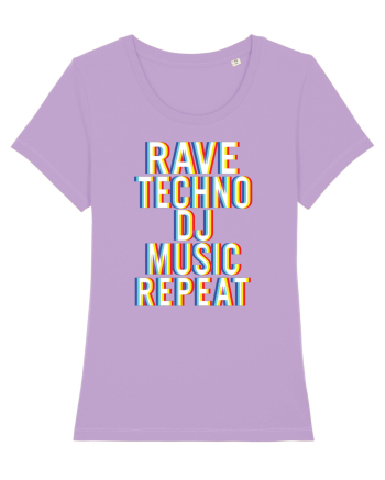 Rave Techno DJ Music Repeat Lavender Dawn