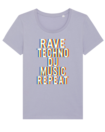 Rave Techno DJ Music Repeat Lavender