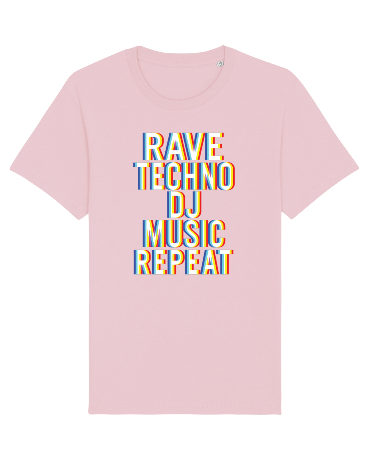 Tricou mânecă scurtă Unisex Rocker Cotton Pink